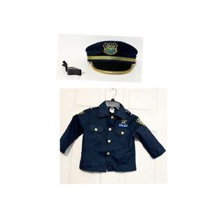 3Pc Toddler Police Halloween Costume, Size Toddler 2, 12-24 Months